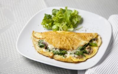 Cocina Saludable: Omelette de Hongos y Espinacas