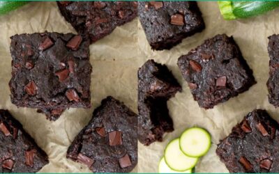 Receta Saludable de Brownie de Zucchini